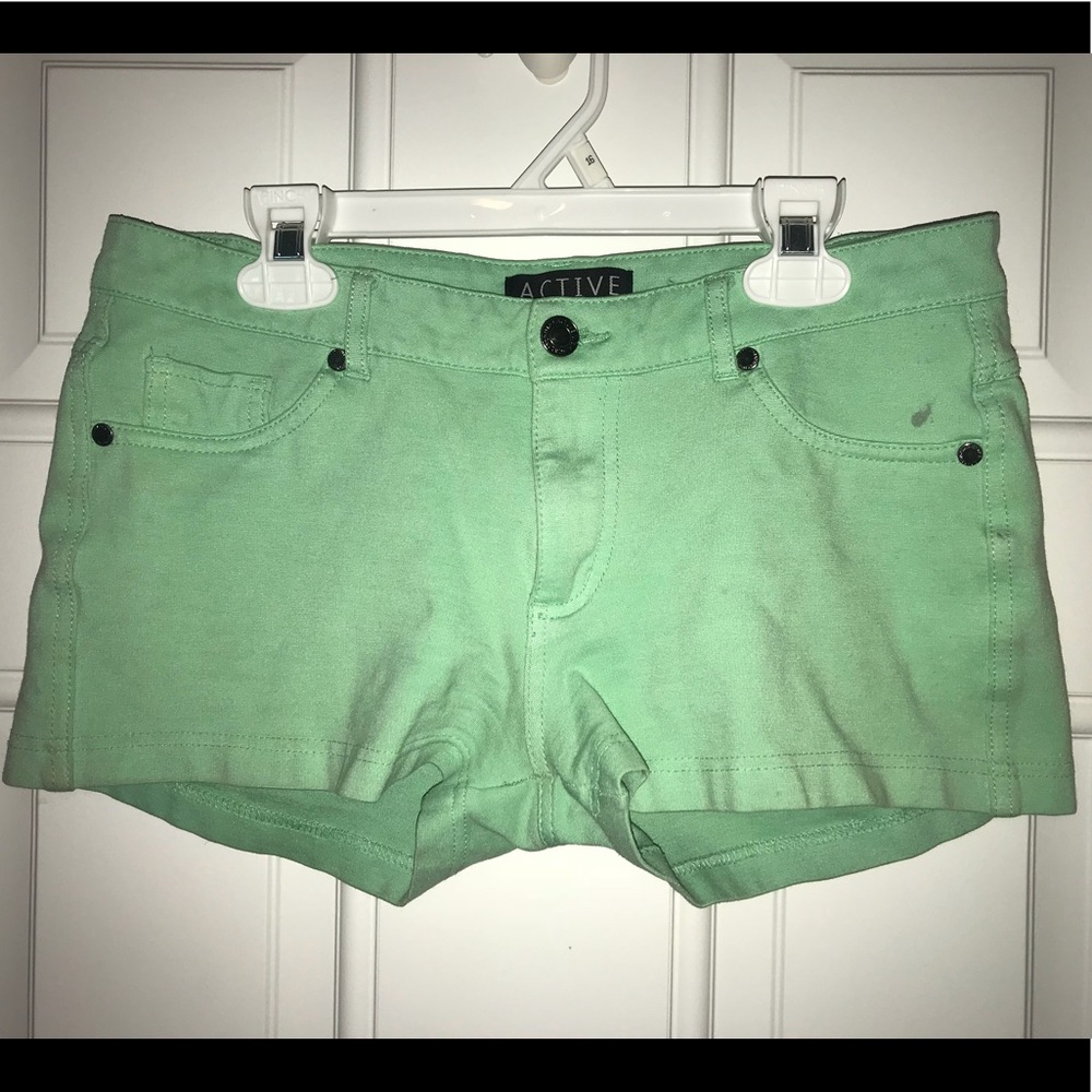 Seafoam green shorts